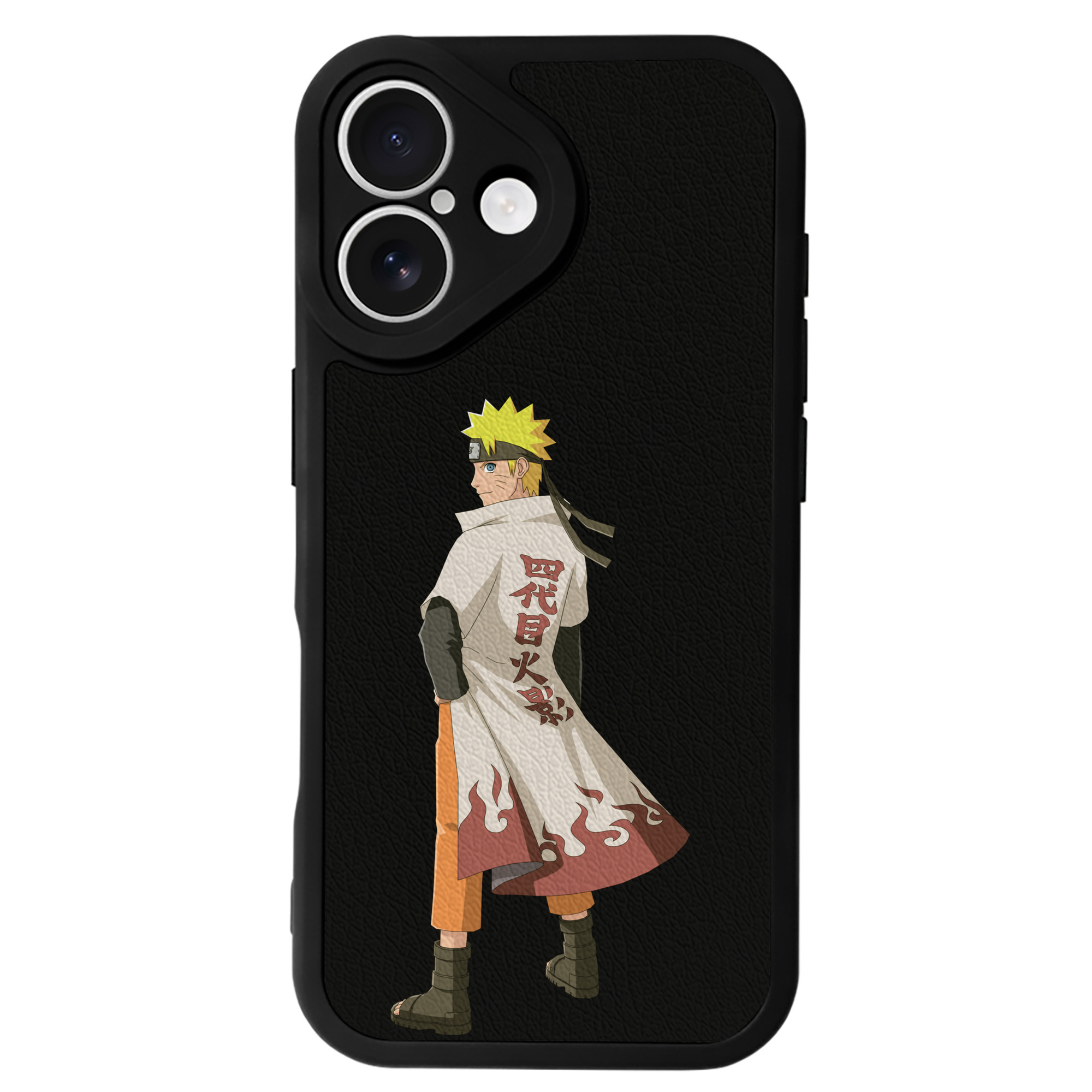 （画像用） NARUTO -ナルト- うずまき ナルト Uzumaki Naruto 【iPhone 16シリーズ対応】シリコンスマホケース（レザー調） 材質：シリコン